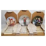In Original Boxes David Zolan Collectible Plates,