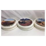 8" collector plates by Emmett Kaye from the