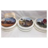 8" collector plates by Emmett Kaye from