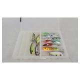 Rattle trap baits in case