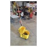 Mop bucket with mop