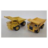 (2) off-road dumptrucks