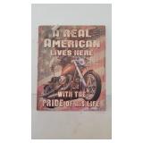 Motorcycle sign