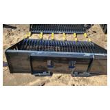 Wolverine 78" quick attach rock bucket with teeth