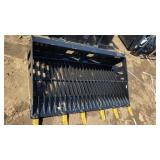 Wolverine 67" rock bucket with teeth QA