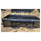 Wolverine 78" quick attach rock bucket with teeth