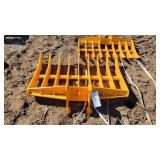 GIYI 307 45" excavator rake