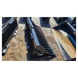 KC quick attach 71" rock bucket