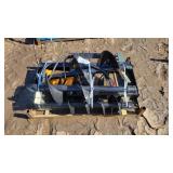 GIYI post auger with 3 bits quick attach