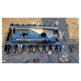 KC mini skidsteer rake