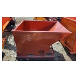 KC 1.5 yard pallet fork dumping rubbish bin