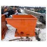 KC pallet fork 2 yd rubbish dumper