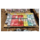 Skid of assorted webbing slings
