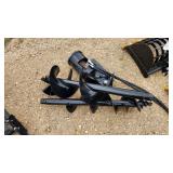 SD Lanch mini excavator post auger 2 bits
