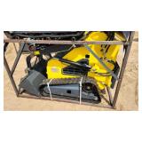ZJG ZJ380 mini skidsteer yellow