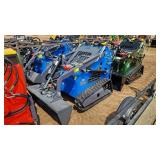ZJG ZJ380 mini skidsteer blue