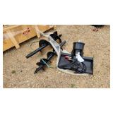 SD Lanch mini skidsteer post auger 2 bits