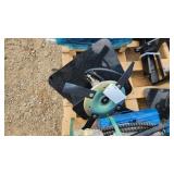 Mini excavator trimmer head