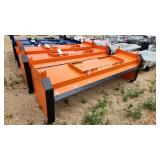 KC 8 ft snow pusher with shoes and cutting edge