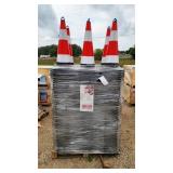 High visibility safety cones price each x qty