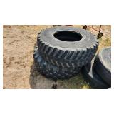 (2) 16.9R24 tires