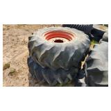 (2) 18.4x26 tires on 10 bolt rims