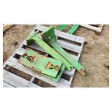 John Deere (2) front weights and (2) mounts