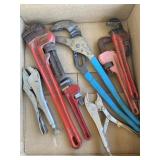 Pipe Wrenches, Channel Locks, Vice Grips