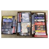 VHS tapes, movies