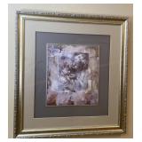 30" X 32"framed Print: Mother And Child