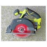 Ryobi 18v 6.5 Inch Circular Saw, Battery, Charger