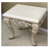 Cast Composite Decorative Side End Table