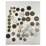 Assorted Foreign & U. S. Coins