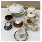 Tea Pots, Cups And Saucers, Serving Dish