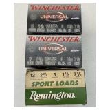 65 Rounds 12 Gauge #7.5 Shot Shotgun Shells