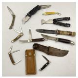 Bowie, Pocket, Folding Knives, Scabbard, Multitool