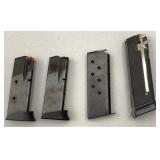 4 Misc. Handgun Magazines: Glock, Pr Cal