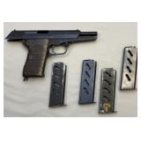 Czech CZ52 7.62x25mm Caliber Semi Automatic Pistol