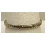 18 Karat White Gold Sculpted Band Ring