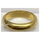 14 Karat Gold Domed Wedding Band