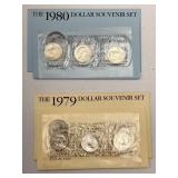 1979, 1980 Susan B Anthony Dollar Coin Sets