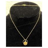 Kiddie Kraft 10K Goldfield Charm Necklace