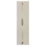 14K Gold Diamond & Emerald Tennis Bracelet