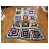 Granny square afghan
