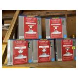 NEW 3 panel LED garage lights, 5 boxes of 2