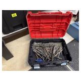 Craftsman tool case, drill bits included