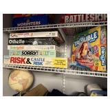 Board games, Trouble, Sorry, Chutes & Ladders
