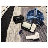 Tote, blood pressure monitor, pulse oximeter,