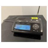 Midland weather clock radio