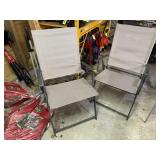 Folding lawn chairs (2)
